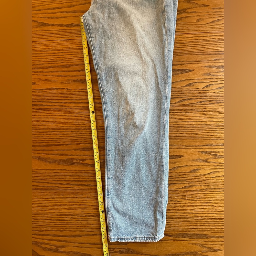 Madewell Perfect Vintage Jean in Fiore Wash Women Size 29 Straight Leg Blue - Picture 12 of 13